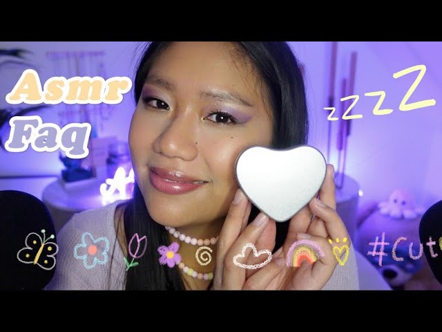 ASMR FR 💫  FAQ (âge, métier, origines, en couple?) Je réponds à tout 💜