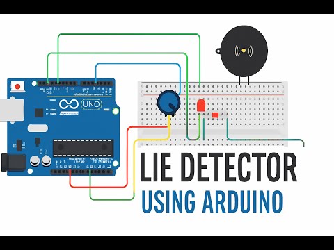 Lie Detector Using Arduino in Tinkercad | Buzzer & LED Alert | Simulation Only