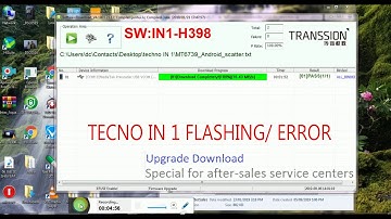 HOW TO FLASH TECNO IN 1/ERROR