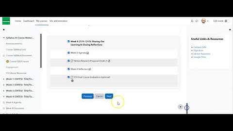 How to do a Course Copy in Moodle 4.0