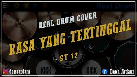 ST 12 - RASA YANG TERTINGGAL || REAL DRUM COVER ~ LAGU NOSTALGIA