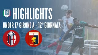 Highlights Bologna-Genoa U17 A-B, 12^ giornata stagione 2023-24