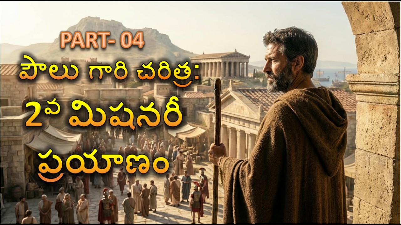 పౌలు గారి చరిత్ర:2వ మిషనరీ ప్రయాణం||The history of Paul: 2nd missionary journey.#biblestudy.