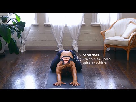 How to do a child's pose stretch