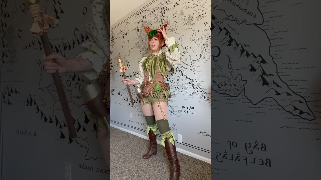 Korok jester for the renfaire!