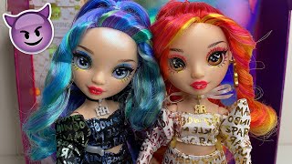 RAINBOW HIGH LAUREL & HOLLY DE’VIOUS DOLLS REVIEW! | Zombiexcorn