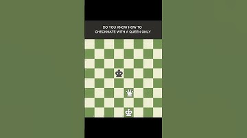 Do you know how to checkmate with a queen only? #chess #chesscom #chessgame #creativity #leadership