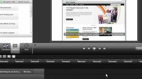 Camtasia Studio 8 - Import and Export Captions