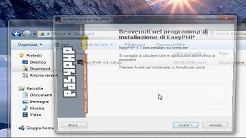 Tutorial: installazione easyPhp per costruire blog Wordpress in locale.