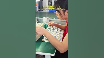 The girl who carefully checks the SMT is the prettiest！ #pcba #fpc #pcb #smt #odm