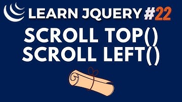 jQuery Scroll Top() & Scroll Left() Method - jQuery JS Library Tutorial