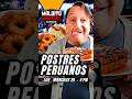 ¿Cuáles tu postre peruano favorito? 🤤 Hoy en "Maldito mundial de miércoles" 💥👊🏻 #LosMalditosPodcast