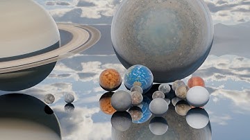 planet bouncing | Solar System Planet Size Comparison 3D 2025
