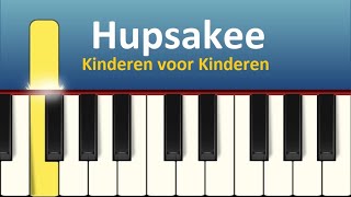 Kinderen voor Kinderen - Hupsakee - Piano Tutorial - Heel makkelijk en eenvoudig screenshot 1