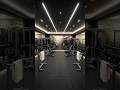 Modern Home Gym Design Before &amp; After Luxury Wellness Studio #homegym #luxurygym #gymmotivation