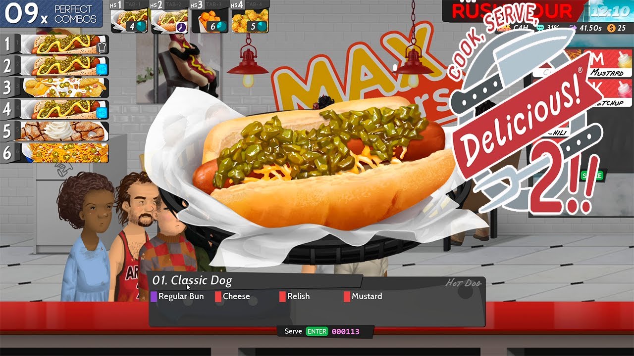 COOK SERVE DELICIOUS 2 или ОГОЛОДАВШИЕ ПОСЕТИТЕЛИ #1