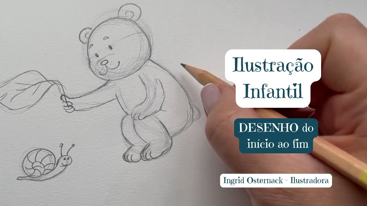 Desenho de Ilustração - Ursinho