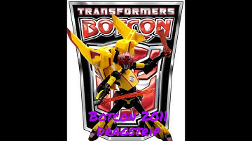 Retro Transformers 2011 Botcon Exclusive Animated Stunticons Dragstrip Review!