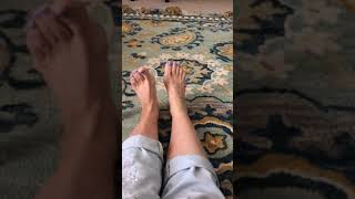 Stretching Feet Fun Way