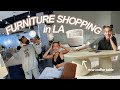 FURNITURE SHOPPING IN LA + LIVING ROOM UPDATE TOUR (VLOG)