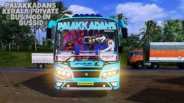 Palakkadans Kerala Private Bus Mod In Bus Simulator Indonesia - Bussid Bus Mod - Bussid Car Mod