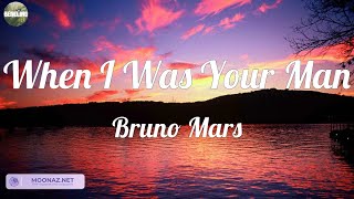 Video thumbnail of "Bruno Mars - When I Was Your Man (LETRA/LYRIC)"