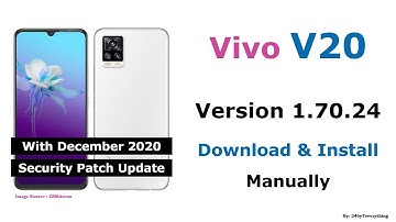 Vivo V20 | How to manually download and install Update Version 1.70.24