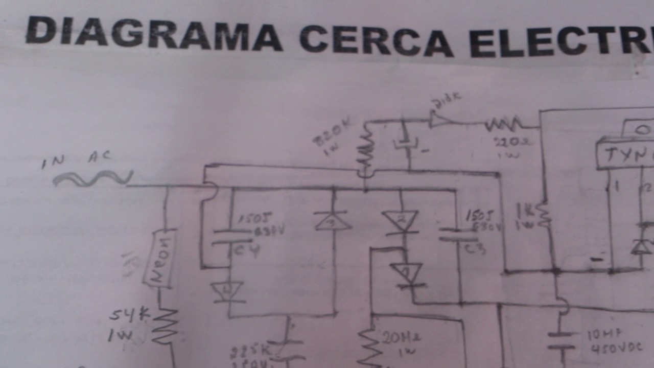 Diagrama Cerca Electrica Youtube