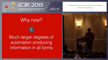 “Formal Ontology, Patterns and Anti-Patterns for (...)” Dr. Giancarlo Guizzardi (IC3K 2015)