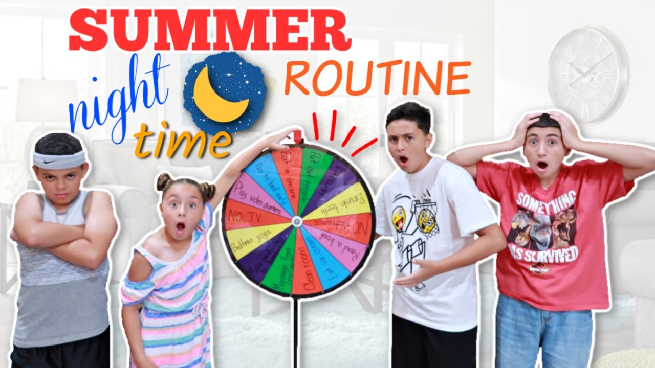 MYSTERY WHEEL CONTROLS OUR NIGHT-TIME ROUTINE! - RAD KiDS TV family friendly resorts