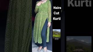 Naira cut kurti #cutting and stitching #video