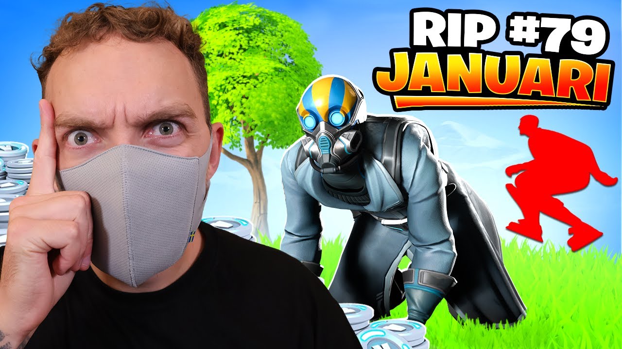 Fortnite Rip Skin KÖPER SKINS För Varje Gång Jag DUCKAR i Fortnite *RIP JANUARI #79 ...