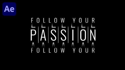 Elegant Text Animation In After Effects - After Effect Tutorial - Project Files Are Available.