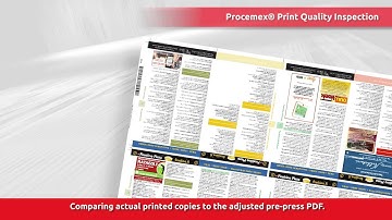 Procemex print quality inspection for printing machines