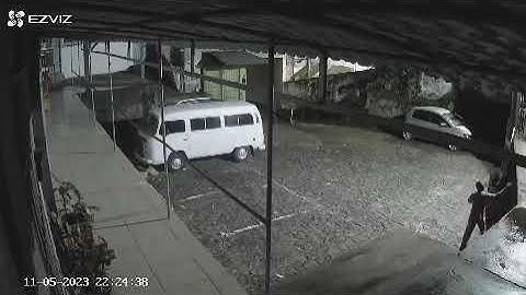 Câmera com inteligência artificial e detector de presença