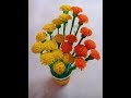 How to make Marigold flower from Shopping Bag || Shopping bag flower || Best Out of Waste Idea
