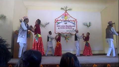 Manmohan Memorial Polytechnic Welcome program performed by 3rd yr students in MMP (2073)