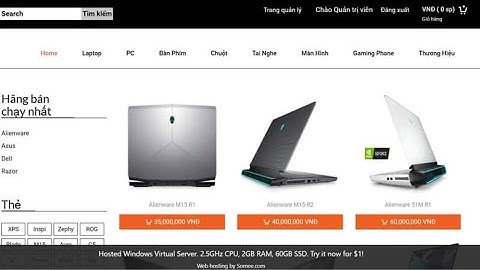 Share đồ án Website thương mại điện tử bán máy tính laptop chuẩn đồ án ASP.Net | SQL Sever