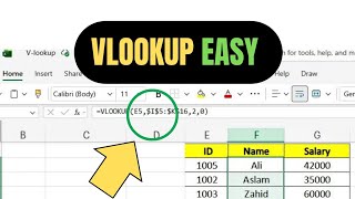 VLOOKUP Formula Excel Urdu Hindi | Complete Beginner Guide