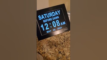 In Hand Review of American Lifetime Large Digital Wall Clock for Seniors