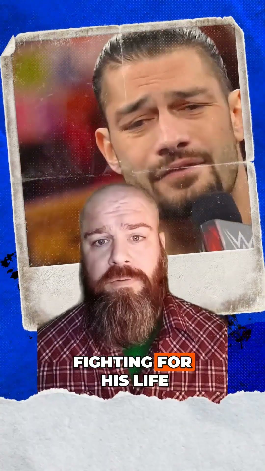 Roman Reigns made the whole WWE universe cry #RomanReigns #LeukemiaAwareness #WWE #SHORTS