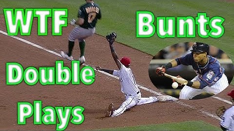 MLB \\ Double Plays Bunts