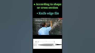 Knife edge file, According to shape or cross section #Shorts #viral #viralvideo #shortsvideo #file