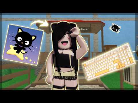 PLAYING MM2 AS CHOCOCAT **KEYBOARD ASMR**