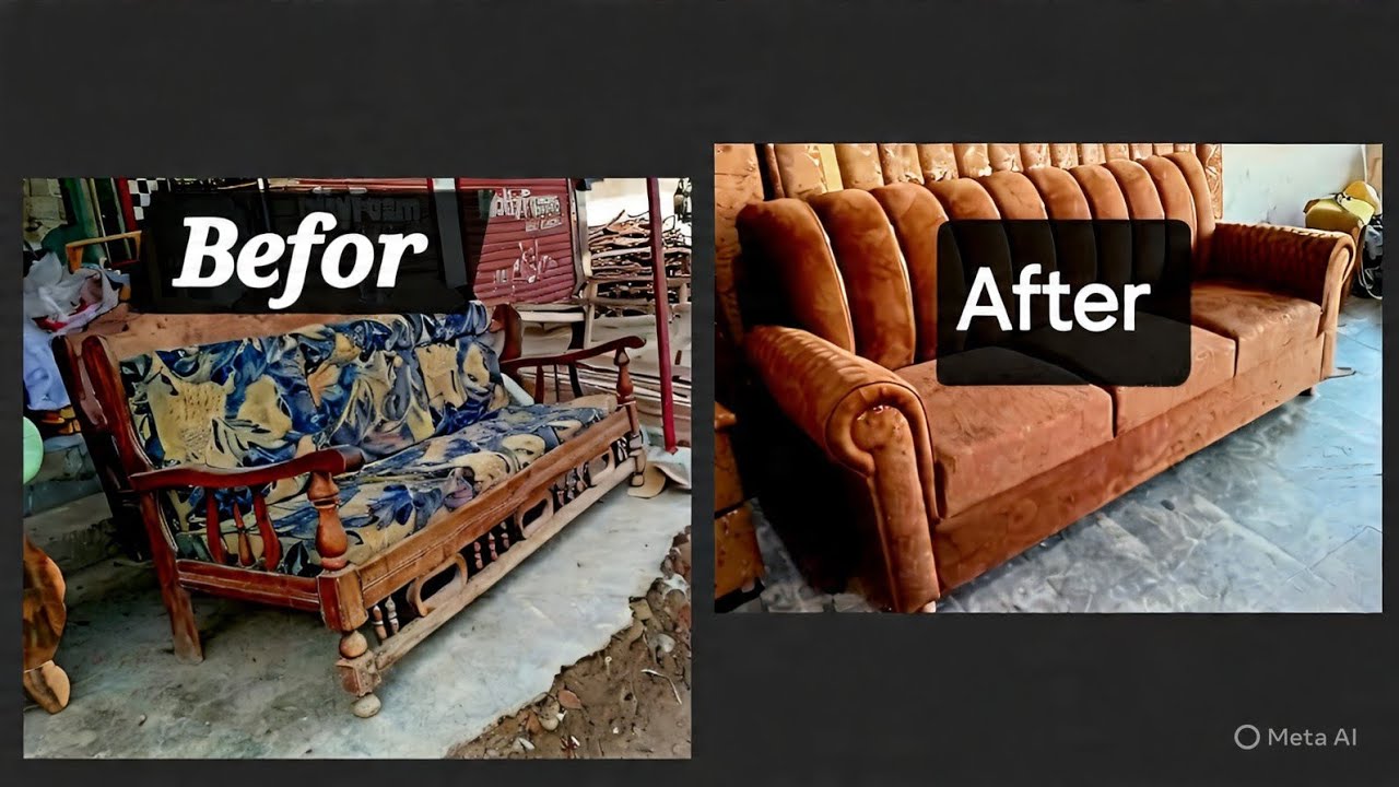 old wood sofa maker after new look How to new old wood sofa maker after ...