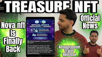 Treasure nft finally announced NovaNFT Latest Update 🔥| Bilal khalon official audio #treasurenft 