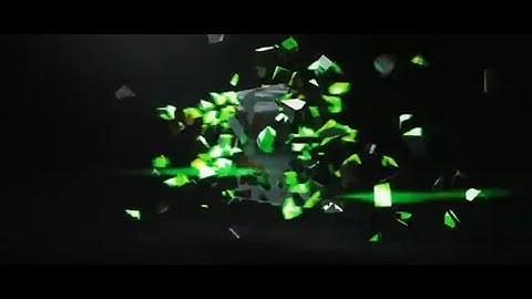 free template a combination of colored smoke, green diamon broke moving splash lines without text