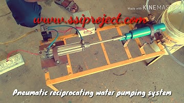 Best Mechanical Projects for Engineering Students / Pneumatic Reciprocating Water Pumping System