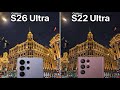 Samsung Galaxy S26 Ultra VS Samsung Galaxy S22 Ultra Camera Test Comparison 