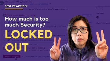 Too much security? Locked myself out with Pull Requests